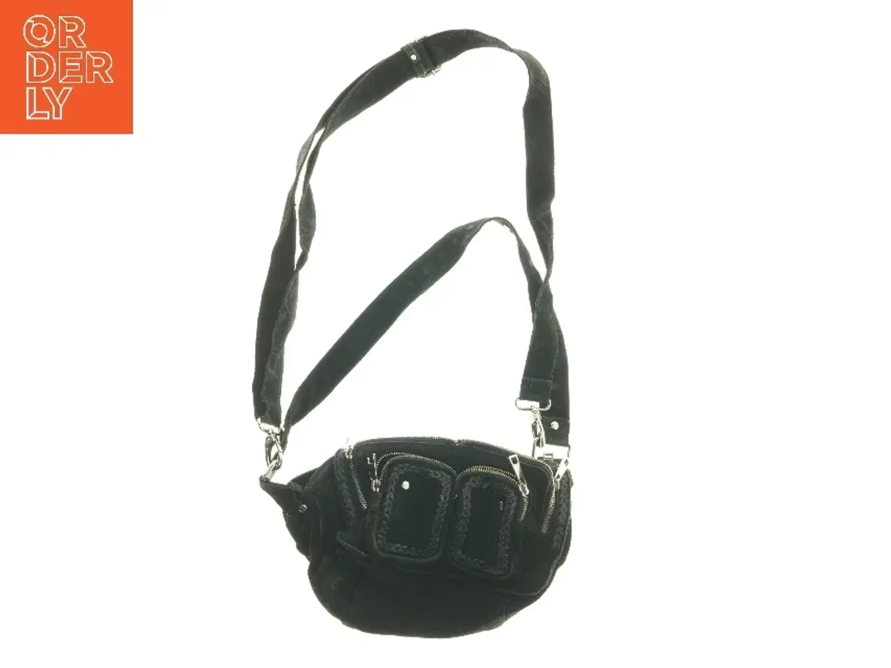 Billede 1 - Sort taske med flere lommer (str. 31x21 cm)