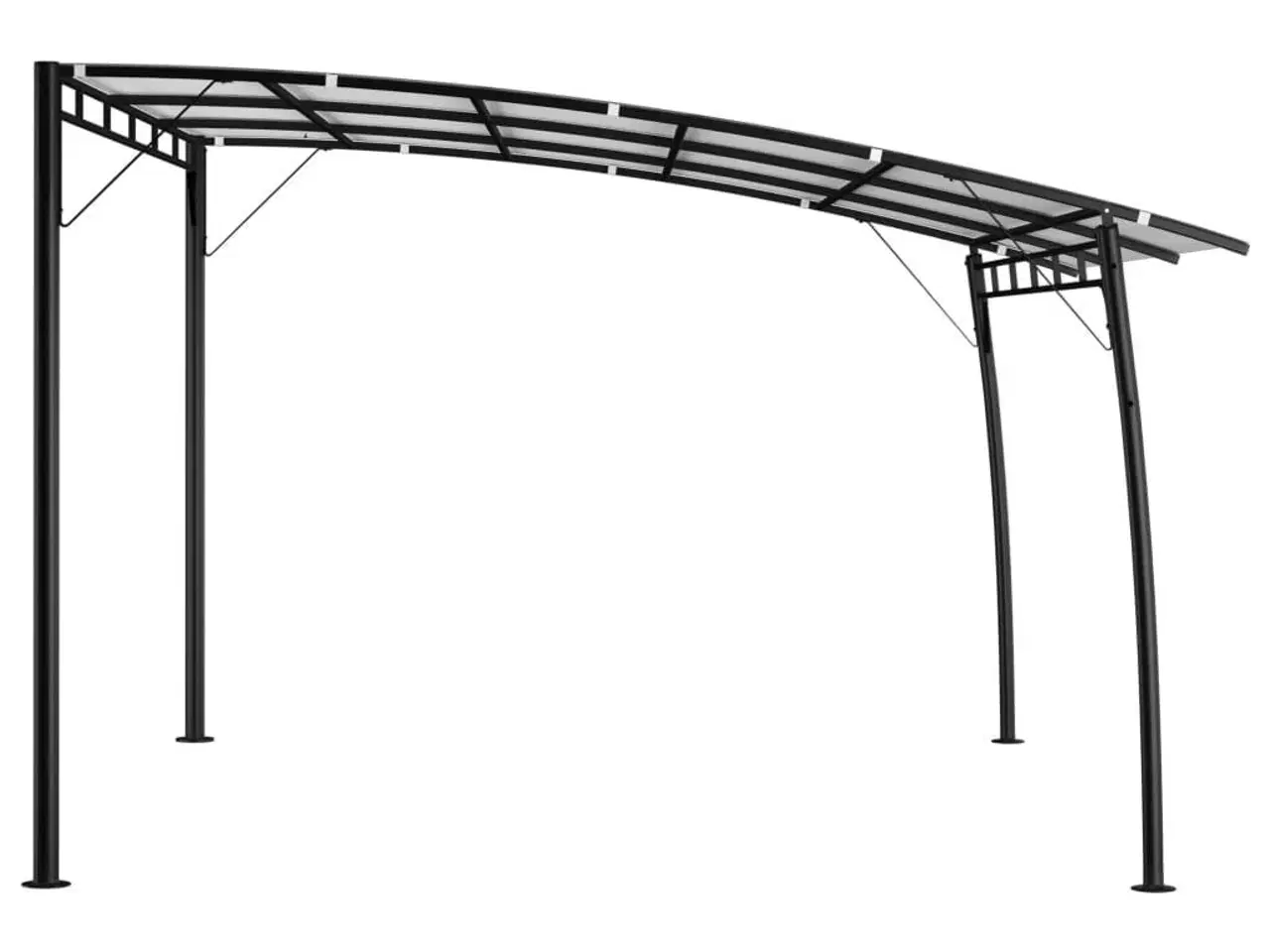 Billede 3 - Fritstående markise 4x3x2,55 m cremefarvet