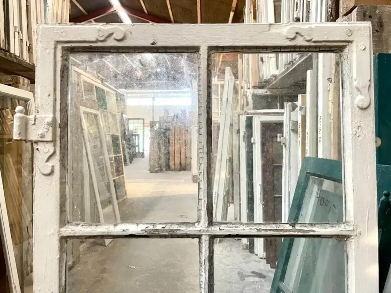 Billede 3 - Klassisk 6-ruders vinduesramme i kernetræ