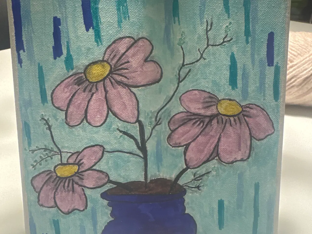 Billede 3 - Håndlavet maleri