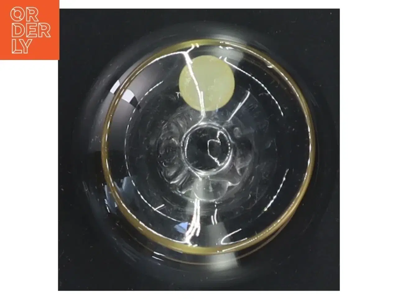 Billede 4 - Klar cocktailglas med guldkant frs Lyngby glas(str. 9x6 cm)