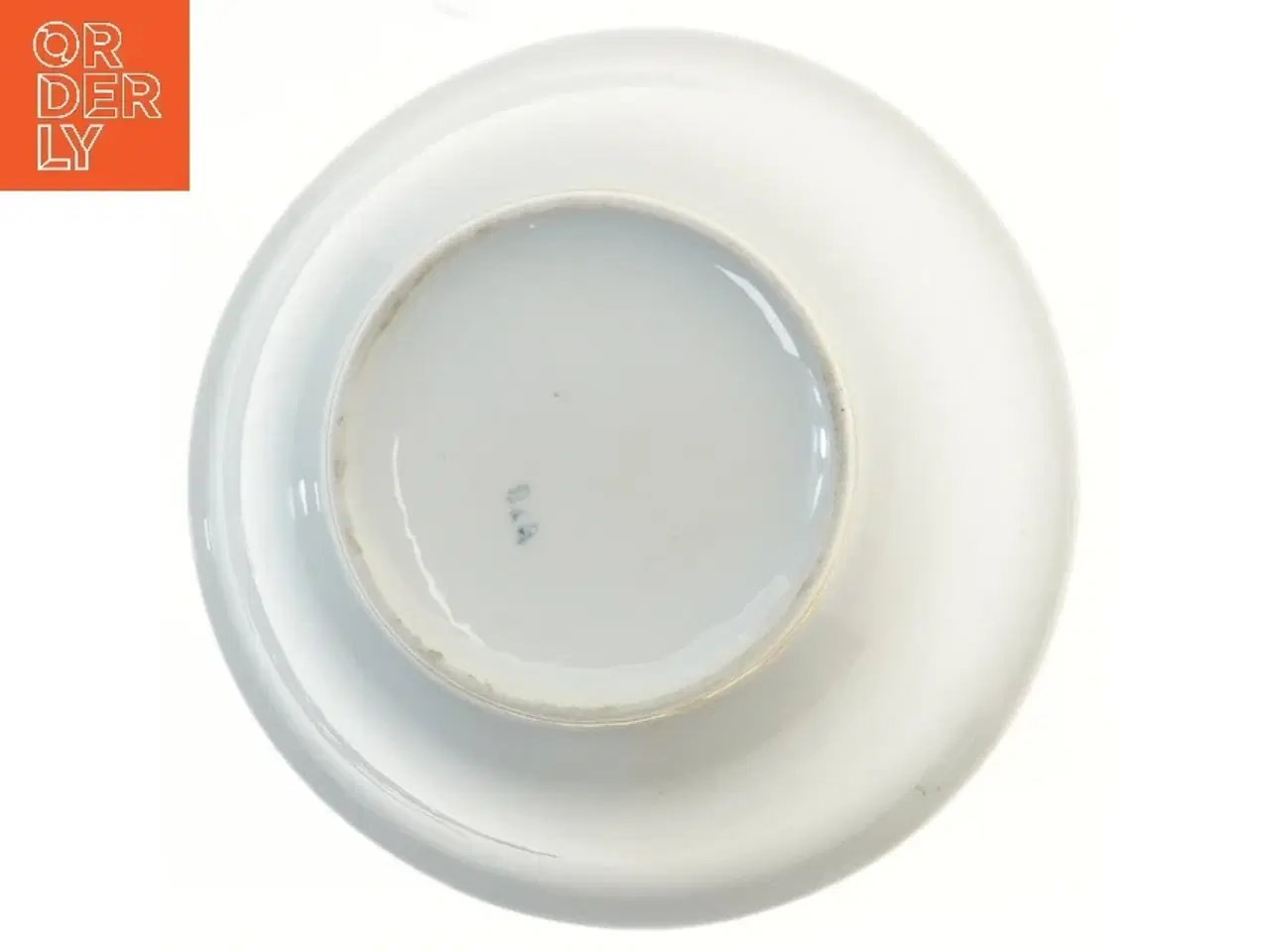 Billede 3 - Bing og Grøndal porcelænsskål med rosa og guldkant (str. Ø 19x7 cm)