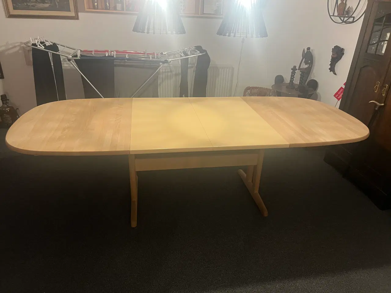 Billede 3 - Spisebord sæbebehandlet massiv bøg