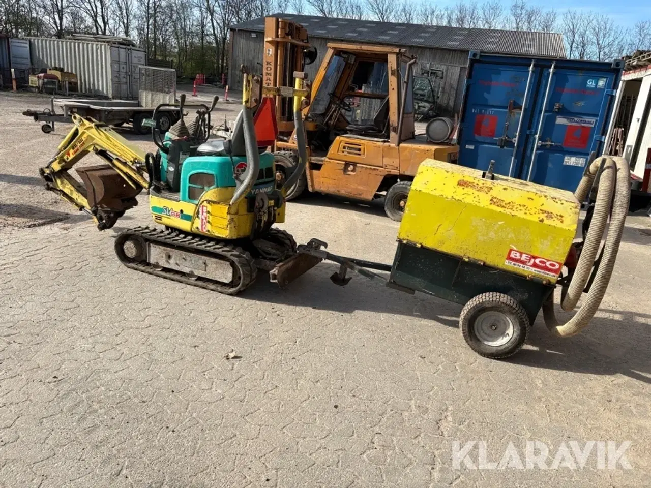 Billede 11 - Gravemaskine med løs hydraulik station Yanmar SV08-1