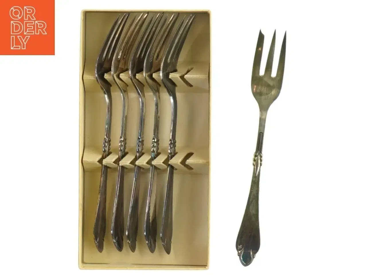 Billede 1 - Sæt af dessertgafler fra Absa (str. 15 cm)