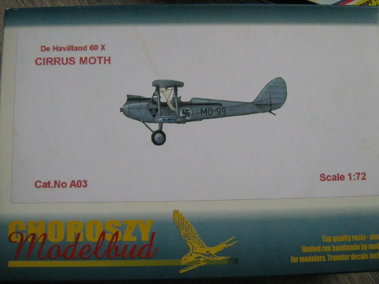 Billede 1 - DH Cirrus Moth fra Choroszy skala 1/72 