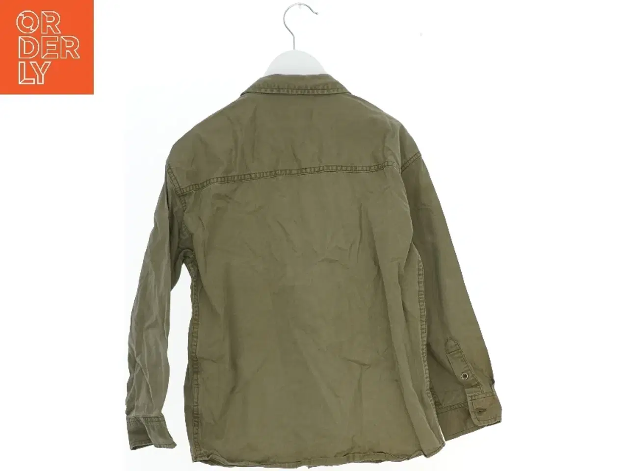 Billede 2 - Grøn skjorte med lommer fra Zara (str. 122)