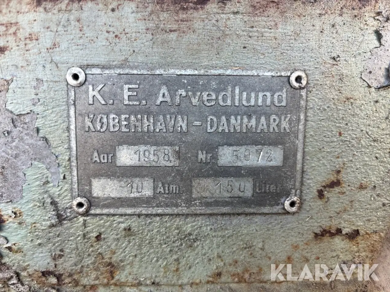Billede 7 - Kompressor Stenhøj K1A 150 liter
