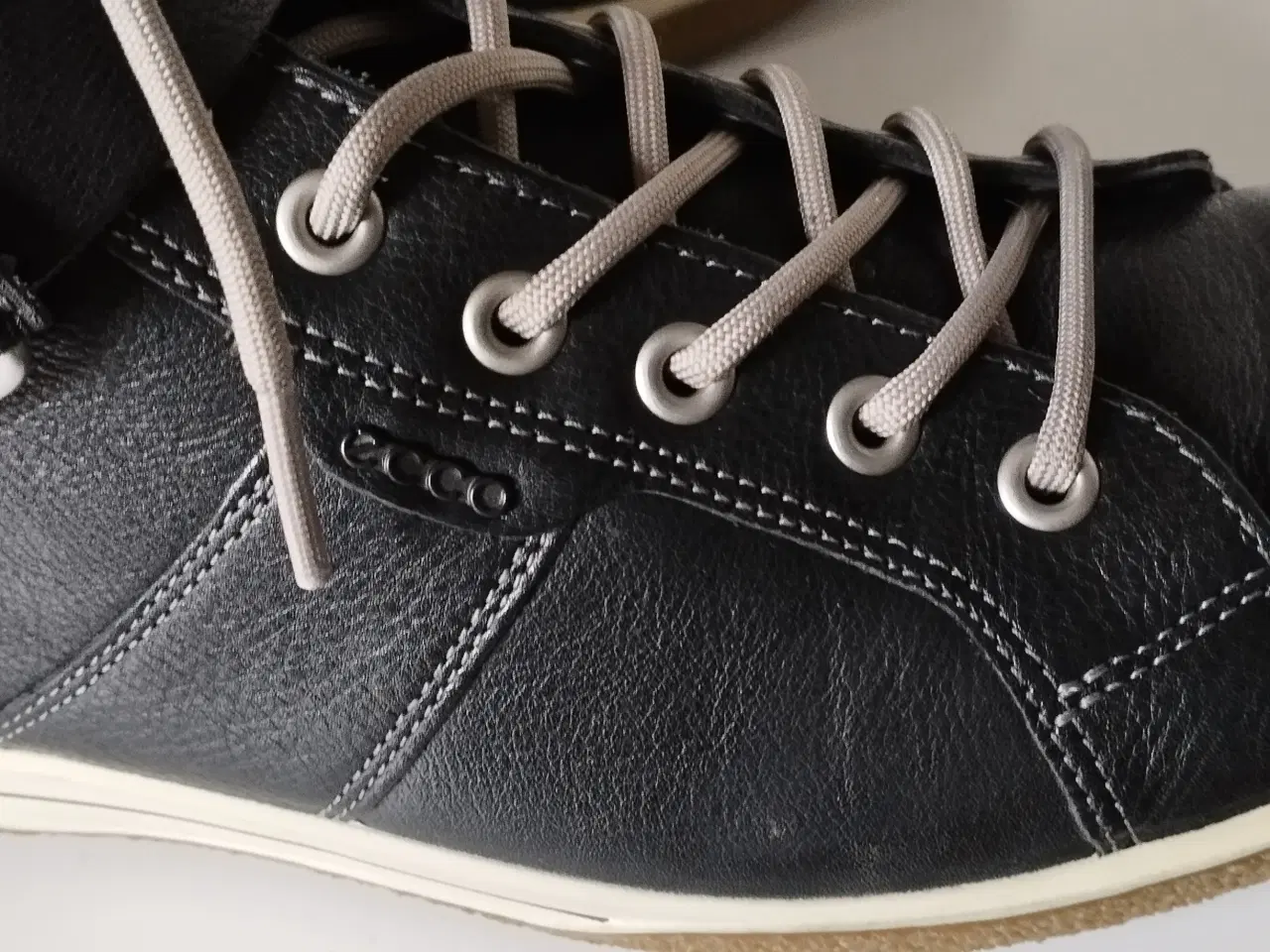 Billede 5 - Sneakers, str. 39, ECCO, sort, læder 