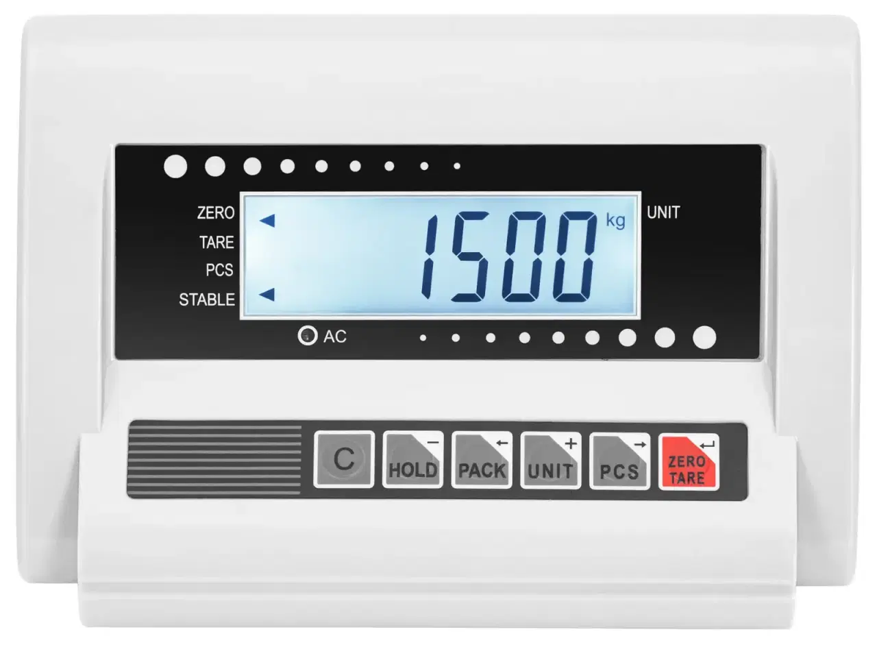 Billede 2 - Dyrevægt – 1,5 t / 2 kg – LCD / LED