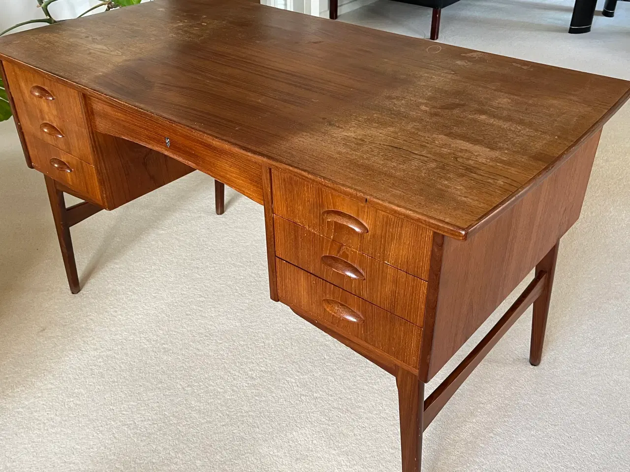 Billede 1 - Skrivebord i teak