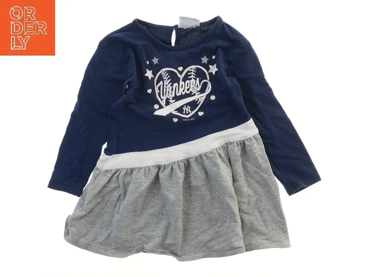 Billede 1 - Langærmet kjole med tryk (str.  30x52 cm)