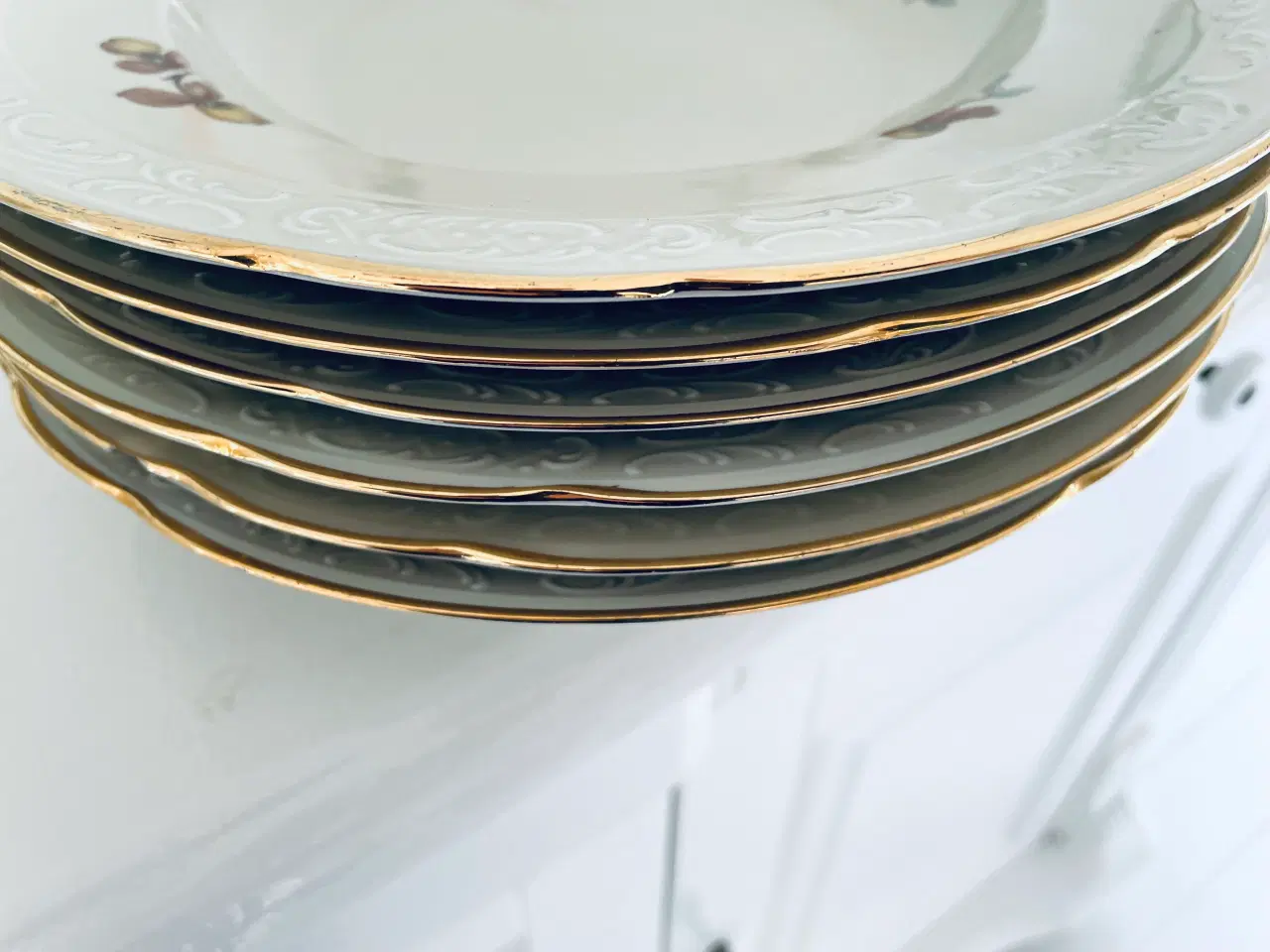 Billede 11 - Vintage dybe tallerkner 6 stk med patina 