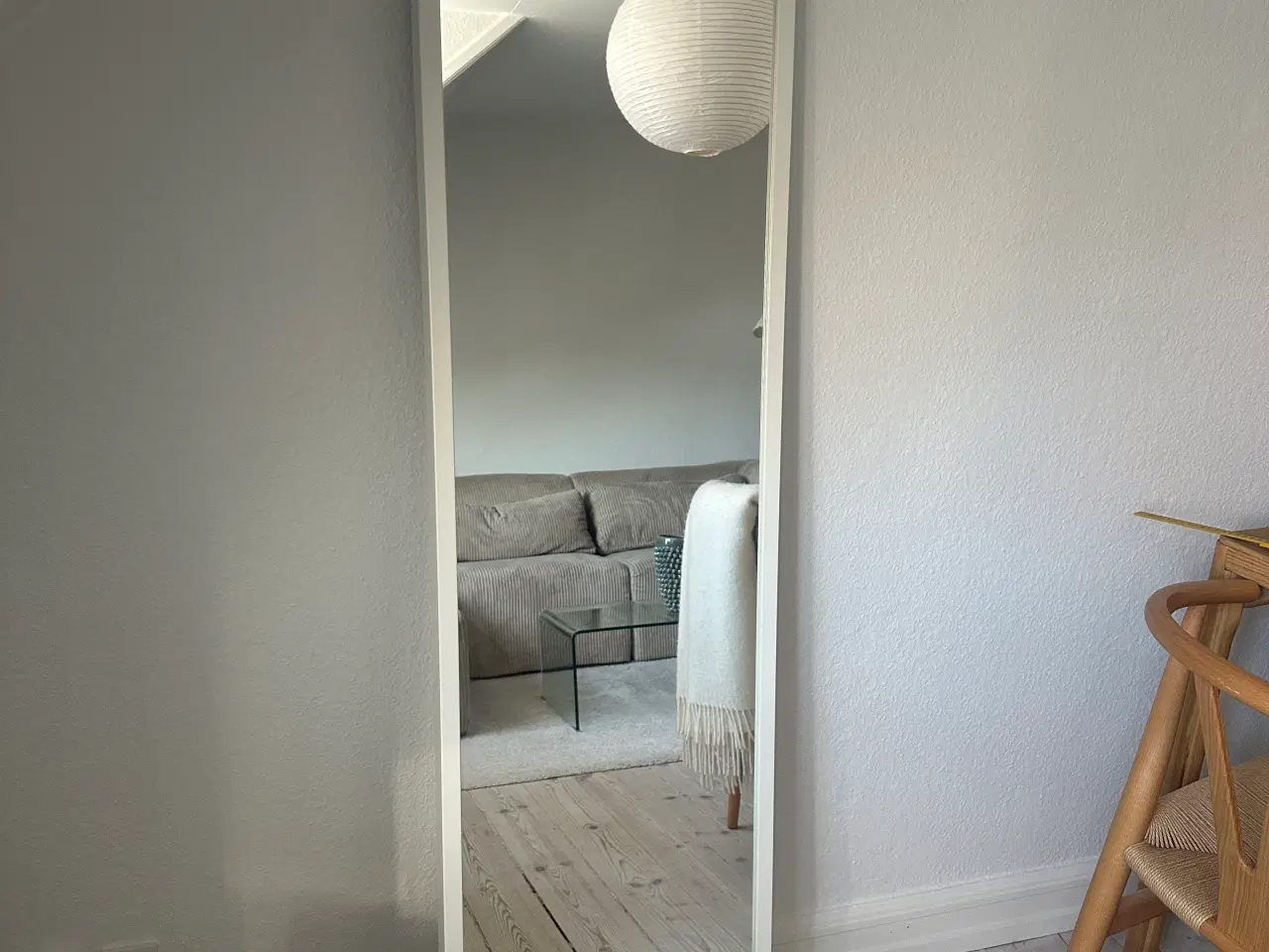 Billede 1 - Hvidt spejl - ikea 