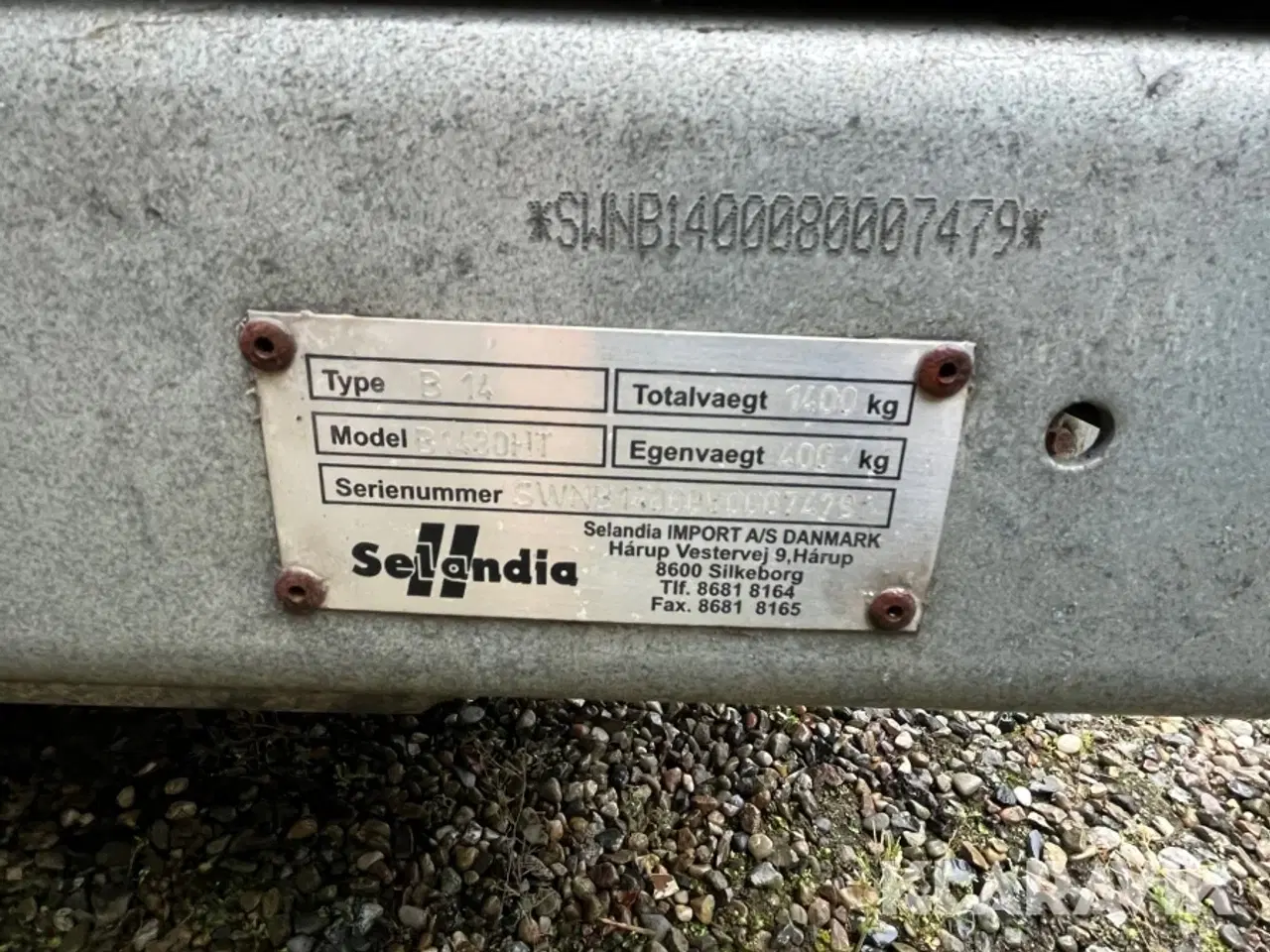 Billede 5 - Trailer Niewiadow Selandia 1430 HT