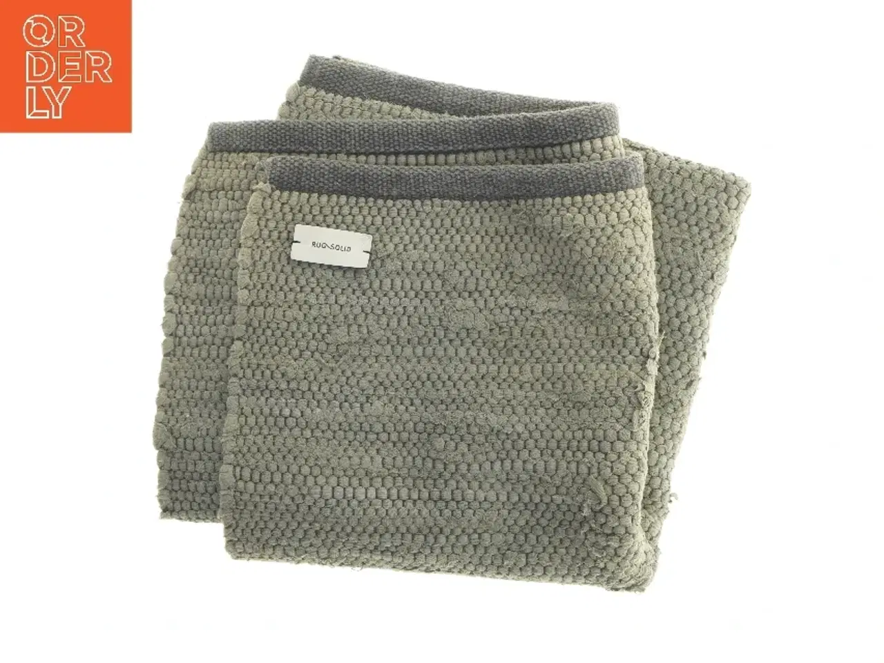 Billede 1 - Grå bomuldstæppe 140x60 cm fra Rug Solid (str. 140x60 cm)