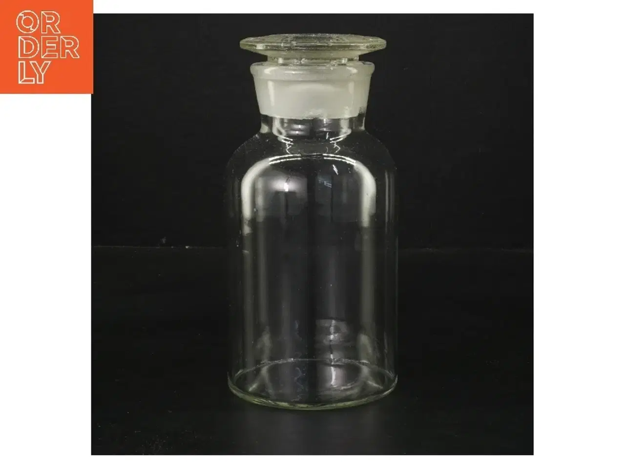 Billede 1 - Glasflaske med låg (str. 17 cm)