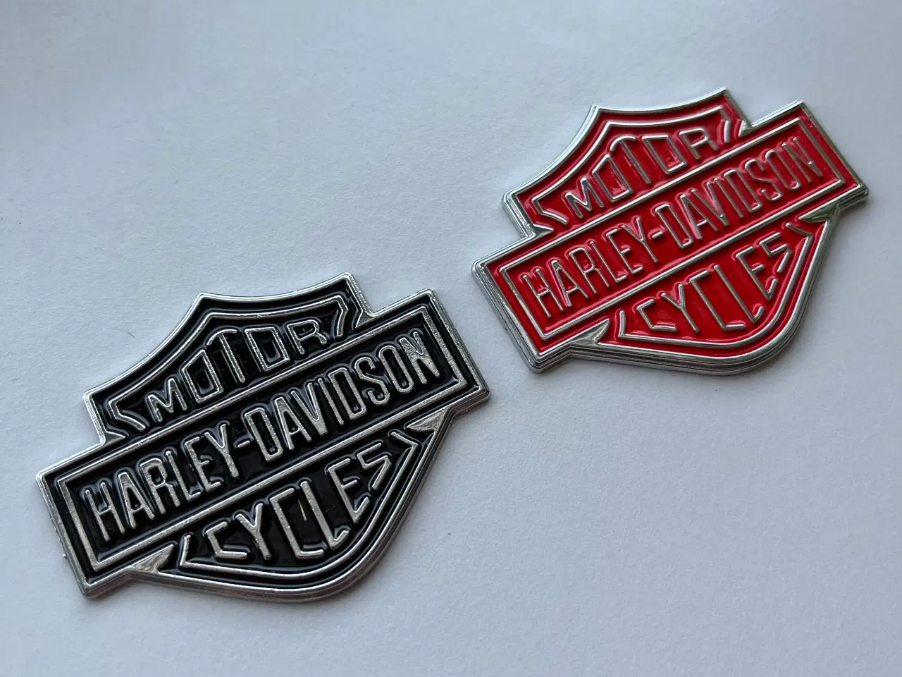 Billede 2 - Metal emblem med Harley-Davidson