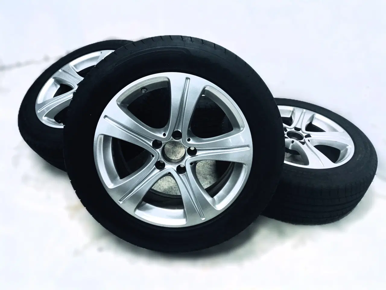 Billede 6 - 5x112 17" ET40 nav 66,6ø Mercedes sommersæt Inkl.T