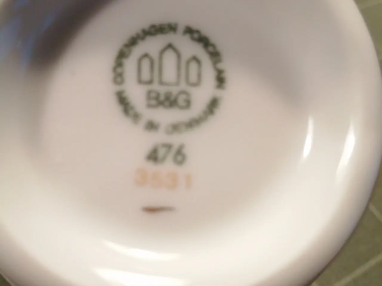 Billede 2 - B&G Porcelæn, Nyboder  kop og underkop.  