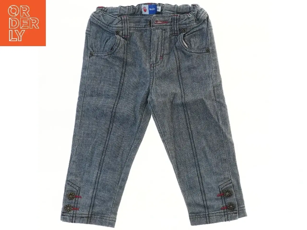 Billede 1 - Molo jeans med røde syninger fra Molo (str. 116)