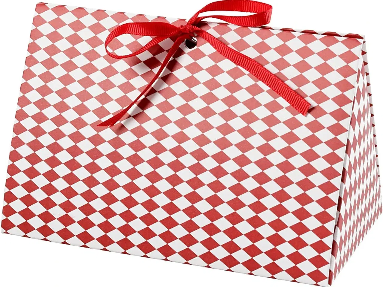 Billede 1 - Elegant Gaveæske med Harlekin Mønster - 3 stk.