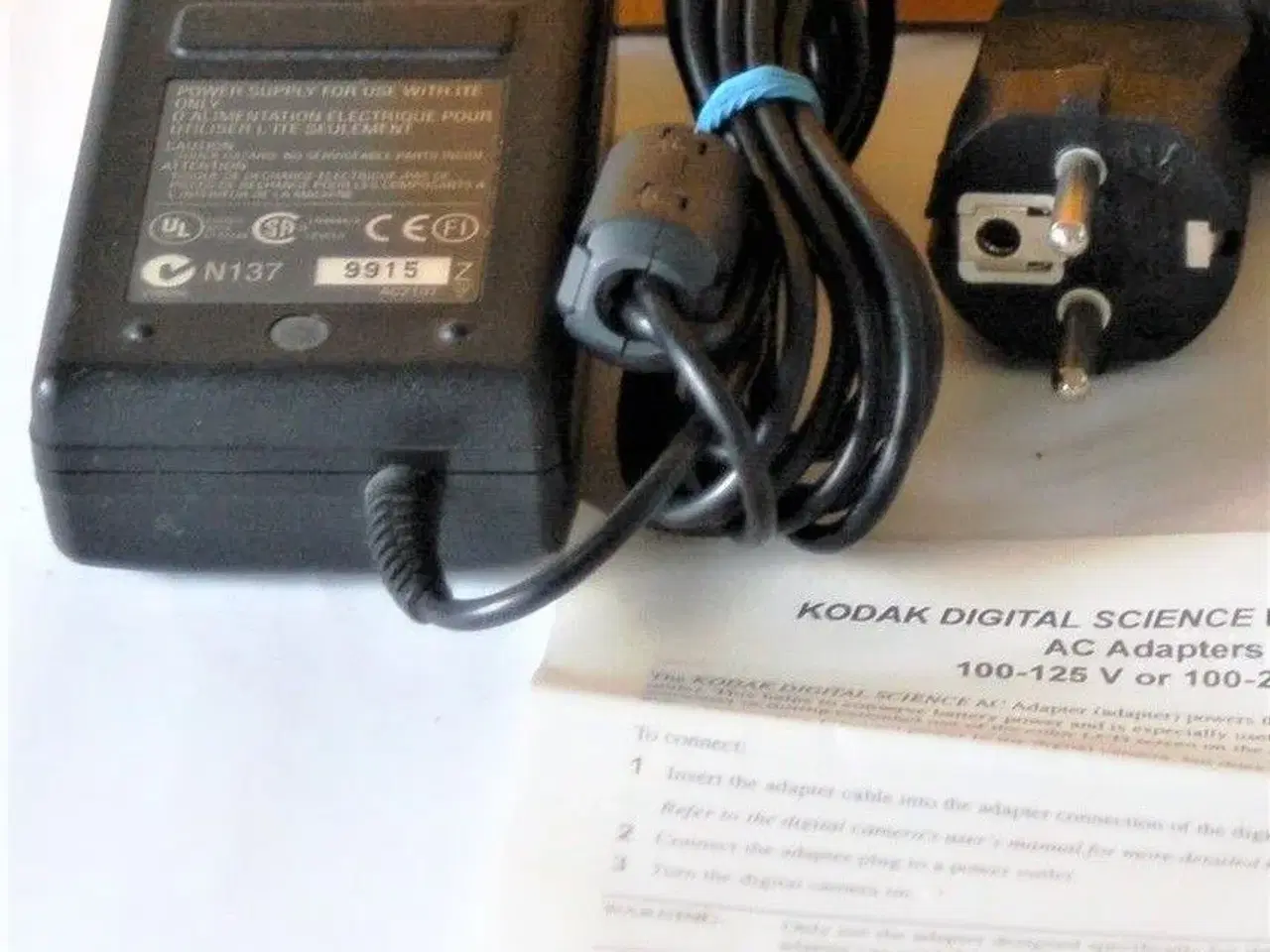 Billede 2 - Kodak 190-9282 AC/DC Adapter Strømforsyning