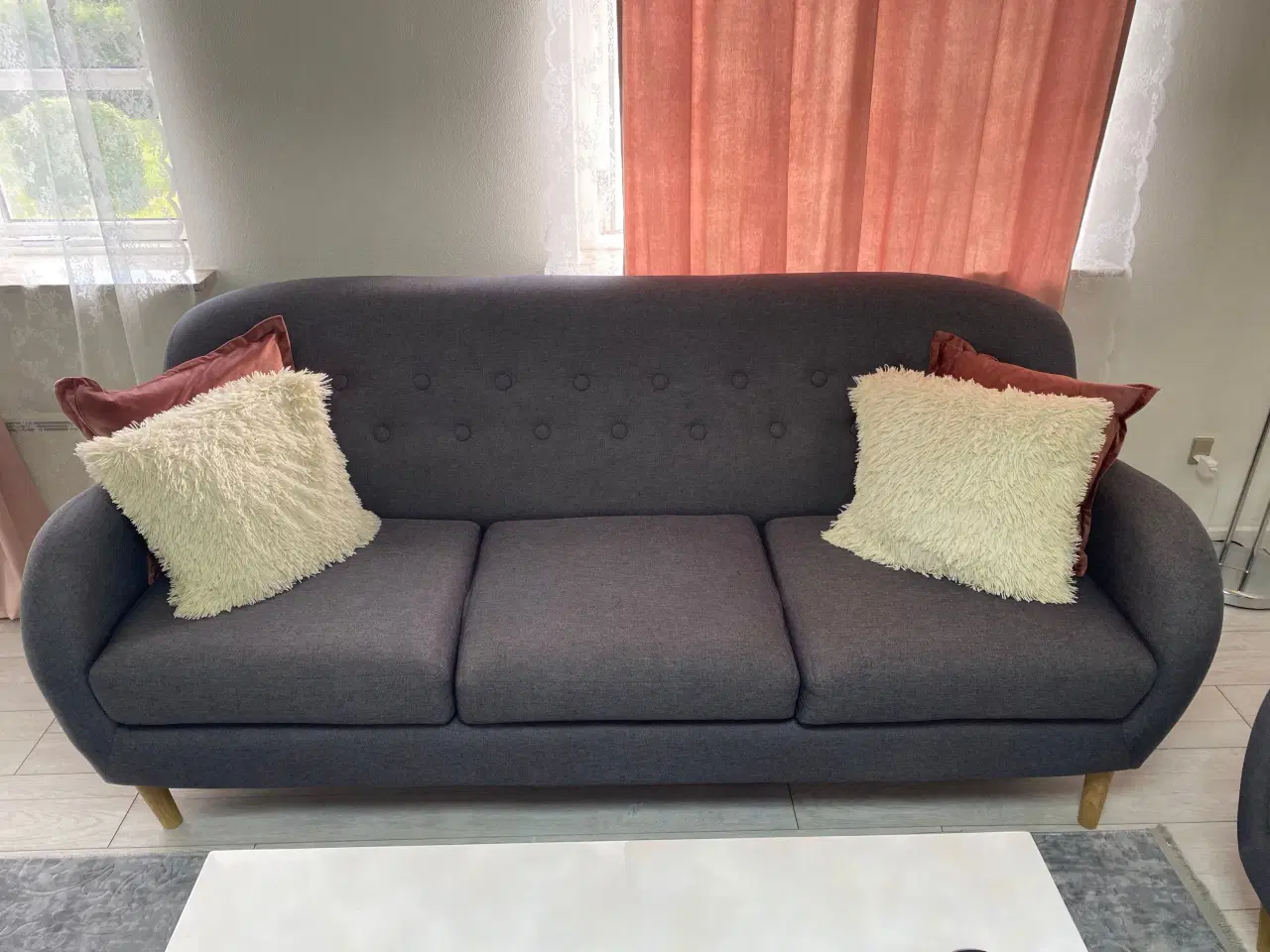 Billede 1 - Sofasæt med sofabord 