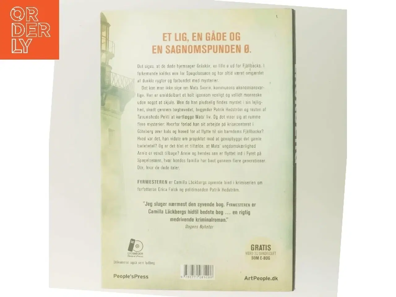 Billede 3 - Fyrmesteren : kriminalroman (Klassesæt) af Camilla Läckberg (Bog)