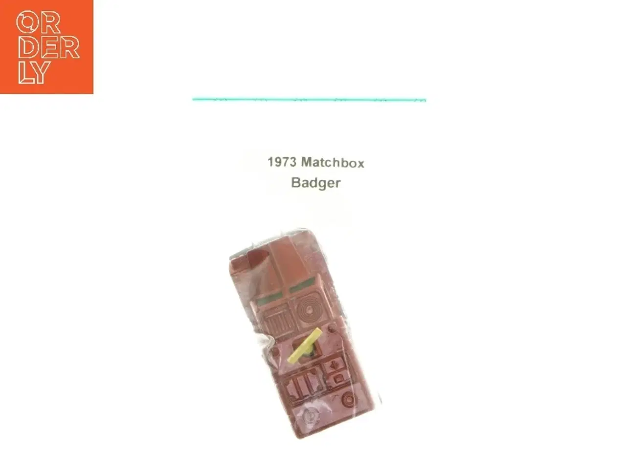 Billede 3 - 1973 Matchbox Badger legetøjsbil fra Badger (str. 6,5 cm)