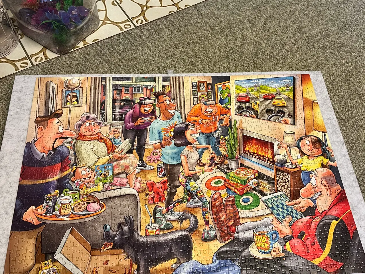 Billede 4 - Puslespil med 1000 brikker