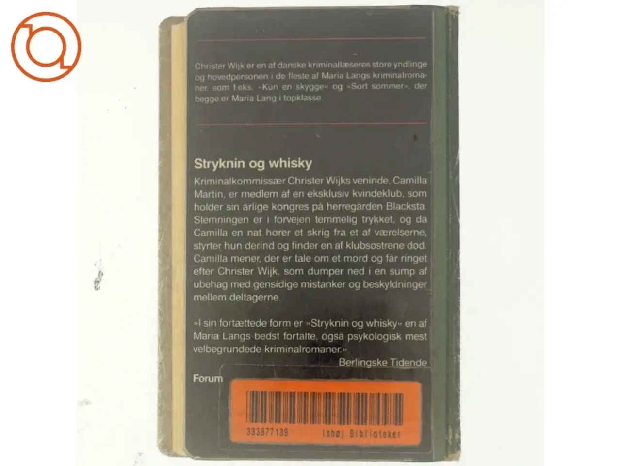 Billede 3 - Maria Lang, Stryknin og whiskey