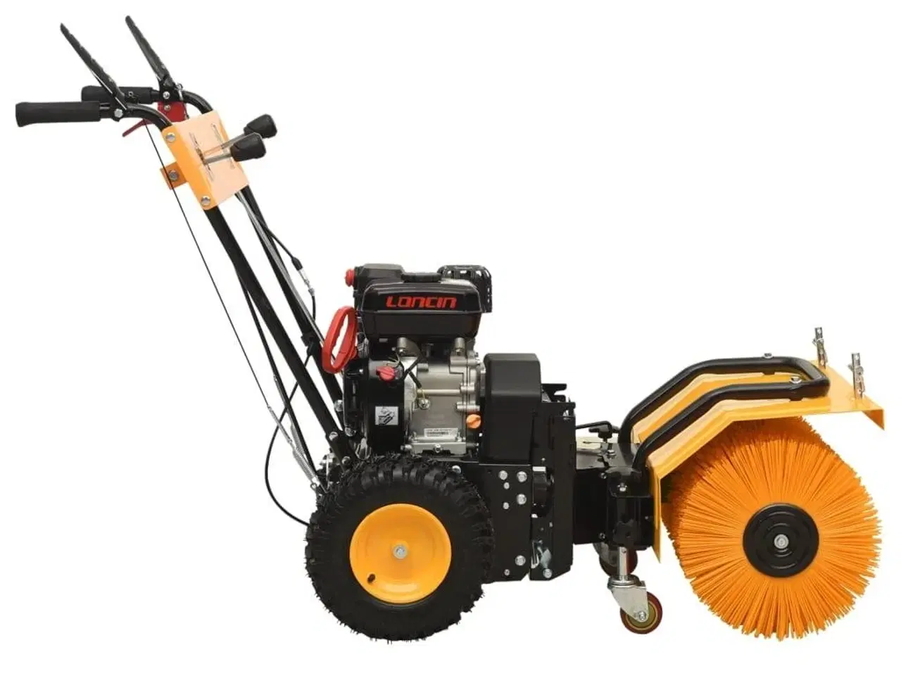 Billede 5 - Benzindrevet 2-i-1 sneslynge og fejemaskine 6,5 hk