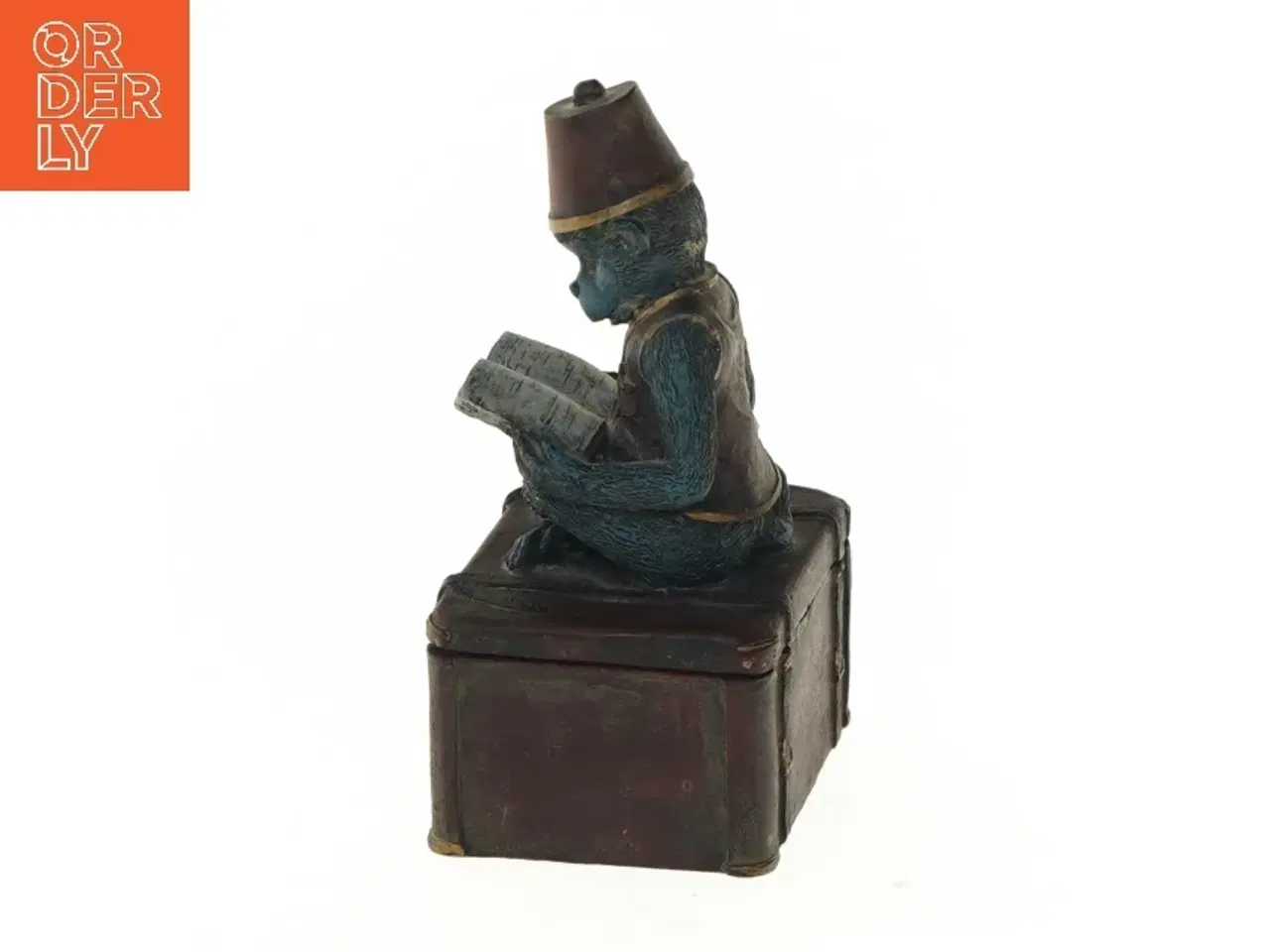 Billede 6 - Dekorativ abe-kasse (str. 13x6x7 cm)