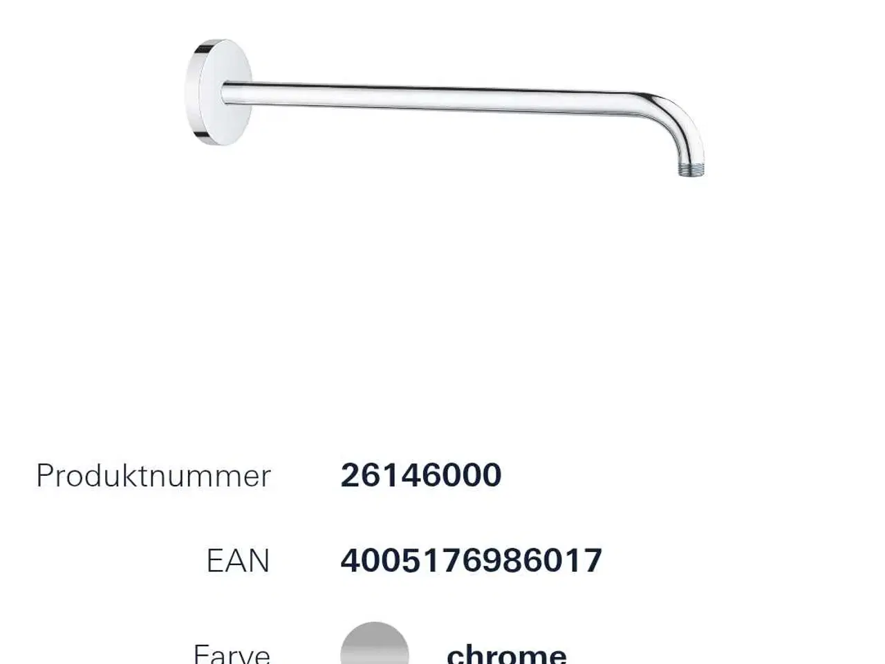 Billede 3 - Grohe brusearmen 42 cm, ny i originalemballage. 