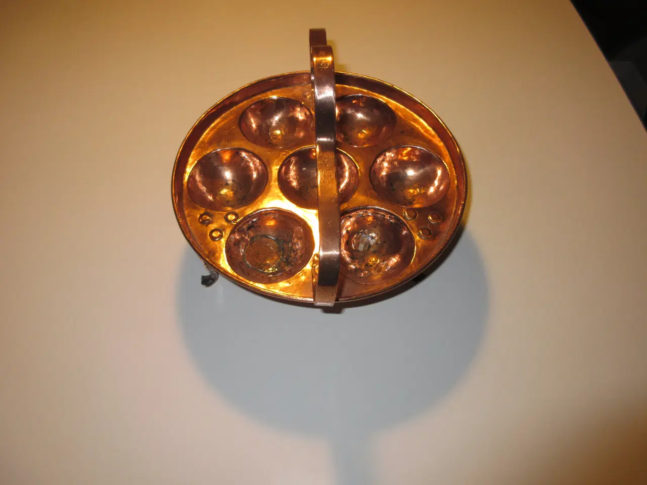 Billede 4 - Antik/retro kobber æbleskive pande