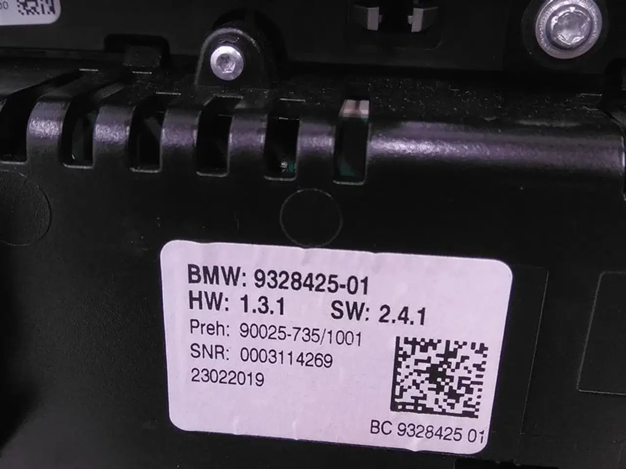 Billede 3 - Radio og Varmeregulering K15604 F10 F11 F10 LCI F11 LCI