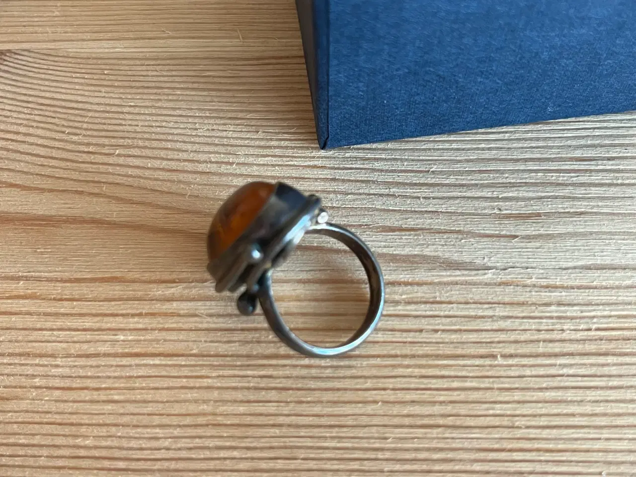 Billede 3 - Vintage - Ring med rav