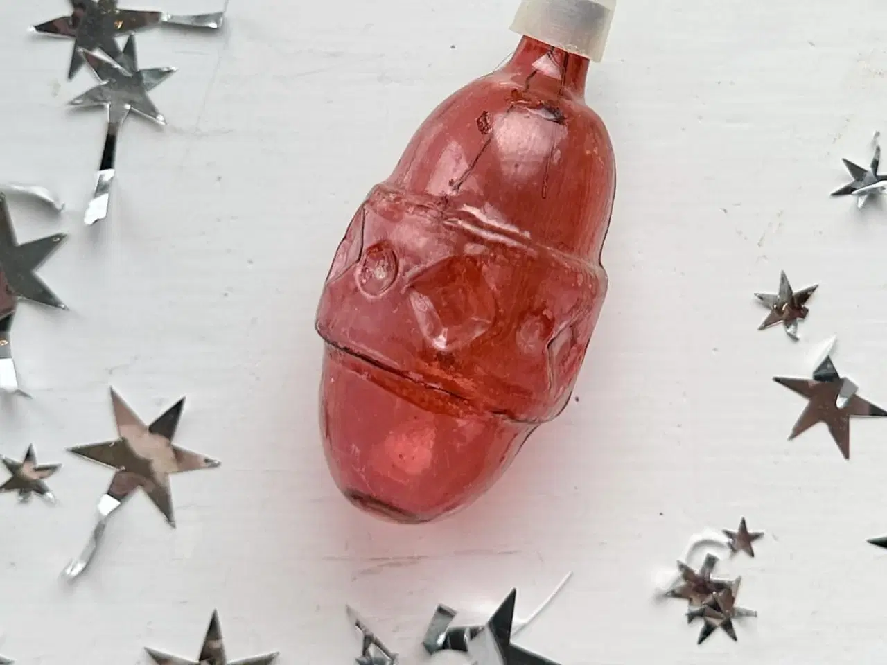 Billede 3 - Vintage julekugle, gammelrosa lanterne