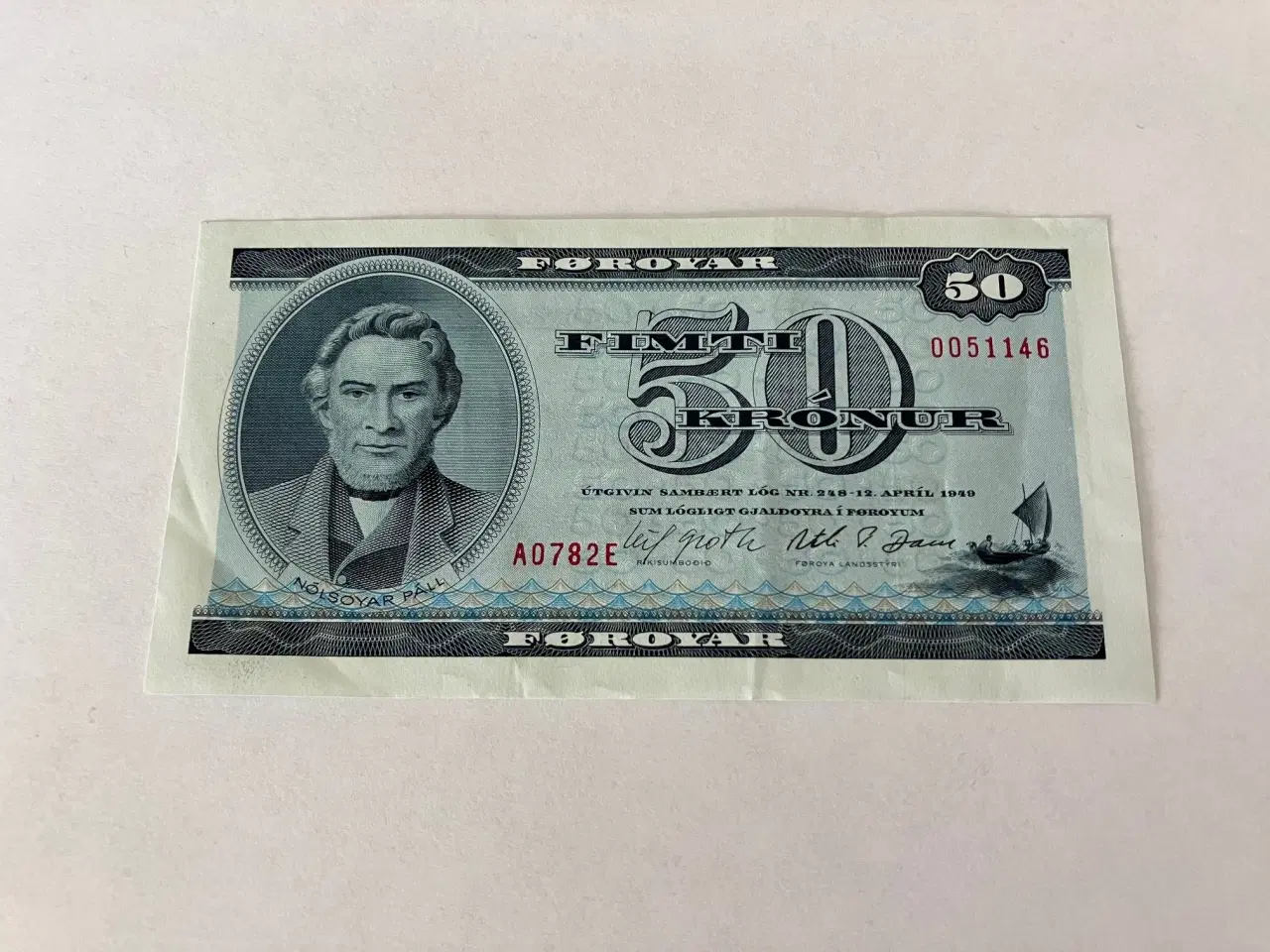 Billede 1 - 50 Kronur Færøerne 1978