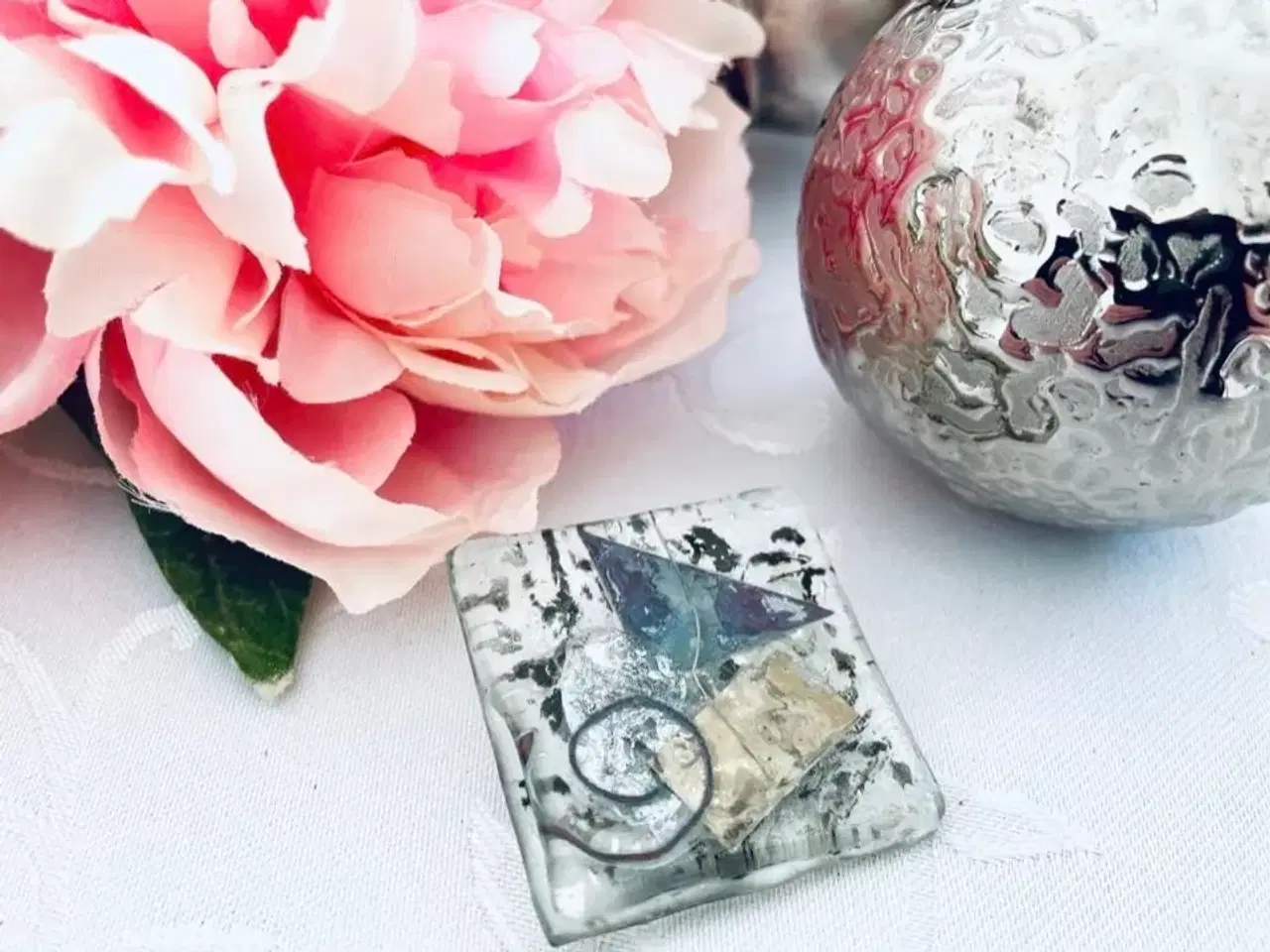 Billede 2 - Broche glaskunst 