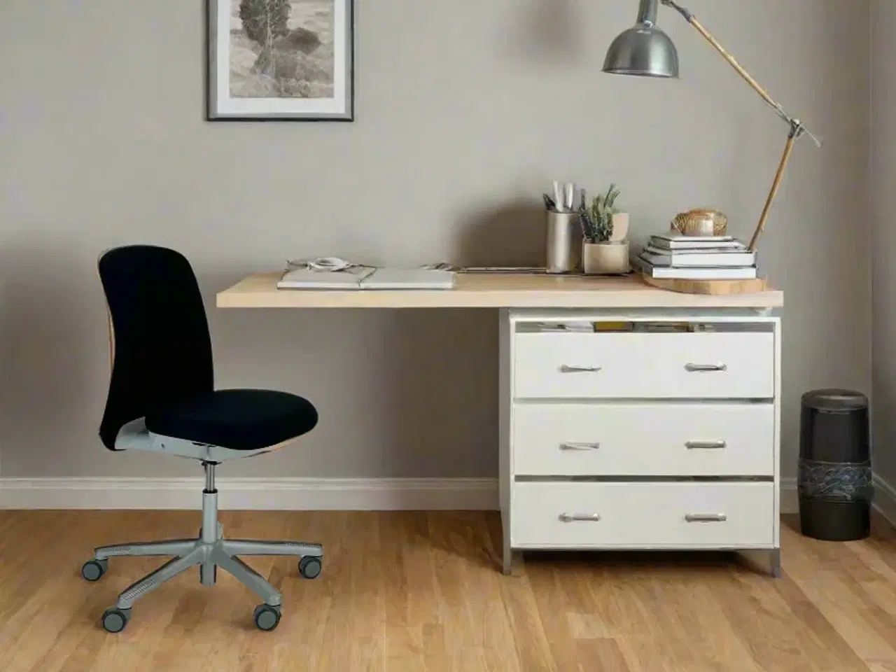 Billede 2 - HÅG Sofi 7200 - 150mm (Sort-Sort knap)