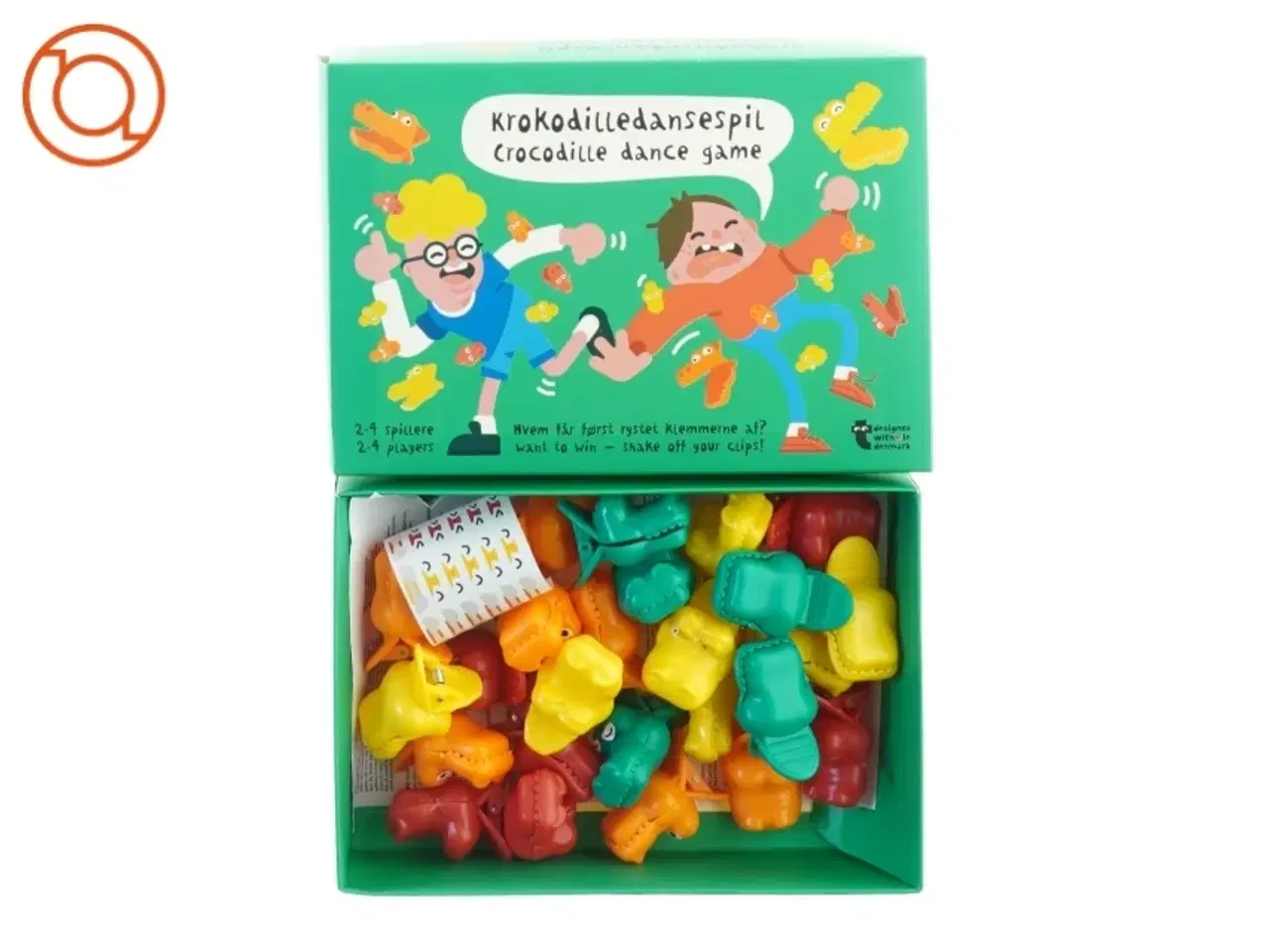 Billede 2 - Krokodilledansespil (str. 20 x 14 cm)