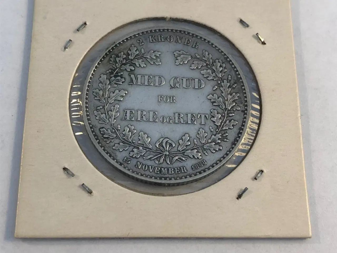 Billede 2 - 2 kroner Denmark 1888