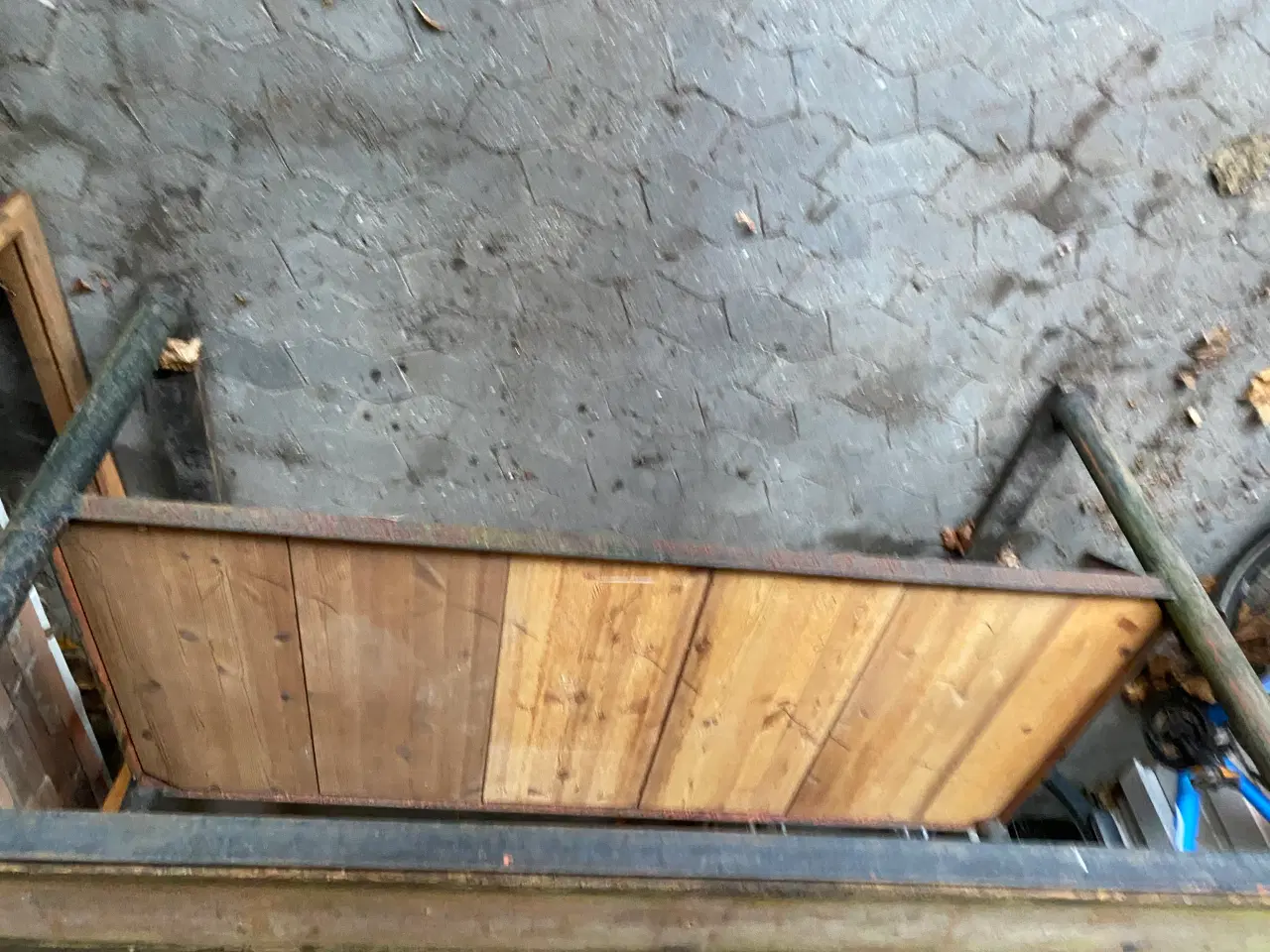 Billede 4 - Stål/træ arbejdsbord  