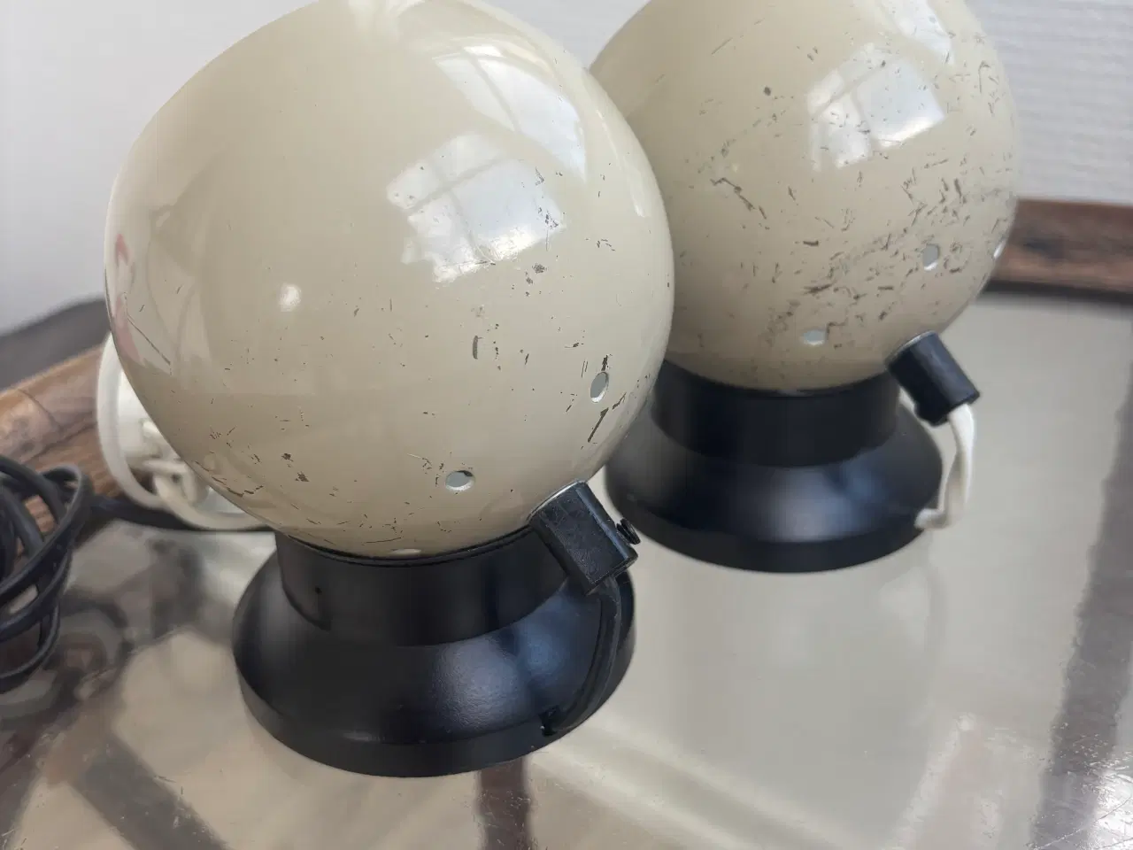 Billede 4 - ES Horn magnet kugle væglamper