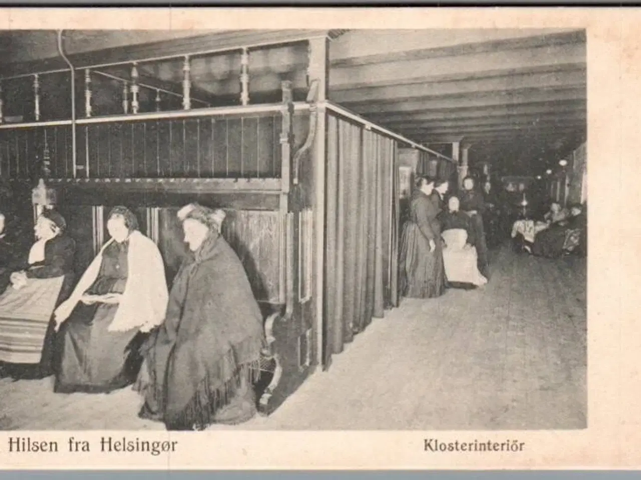 Billede 1 - Hilsen fra Helsingør - Klosterinteriør - Postkort - Ubrugt