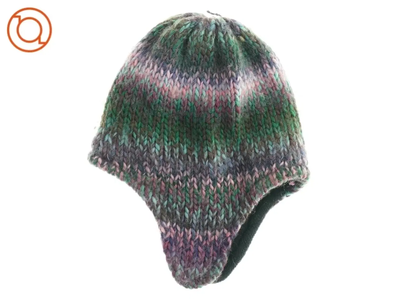 Billede 1 - Strikket hue (str. 6 til 8 år)