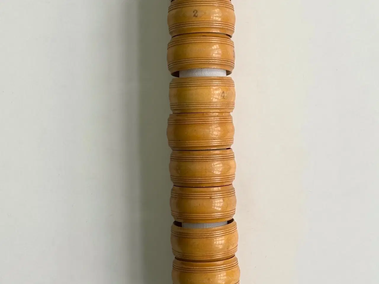 Billede 6 - Sæt servietringe af træ, nummererede