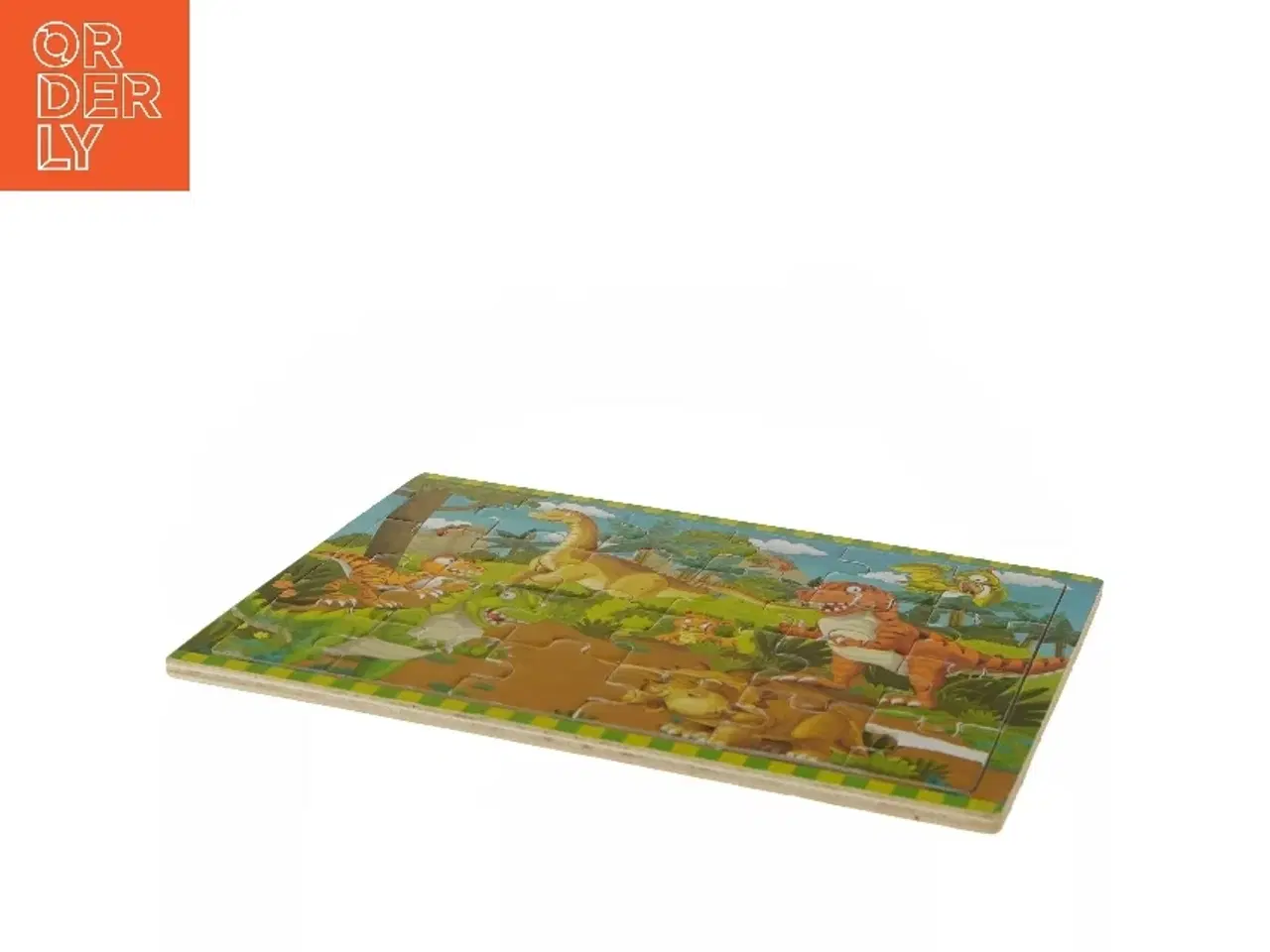 Billede 3 - Dinosaur puslespil (str. 30x20,5 cm)